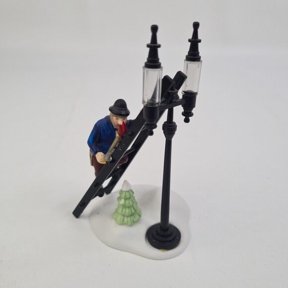 Department 56 Heritage Village "Lamplighter" 5577-8 Christmas Accessory Set - Picture 2 of 8